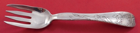 Fish Fork w/ vine and leaves  6 1/2